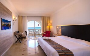 Twin Room, Private Bathroom, Sea View | Minibar, desk, blackout drapes, free cribs/infant beds - Medina Solaria & Thalasso (Hammamet)