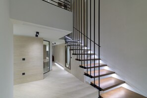 Superior Maisonette front sea view | 1 makuuhuone, työpöytä, äänieristys, ilmainen Wi-Fi