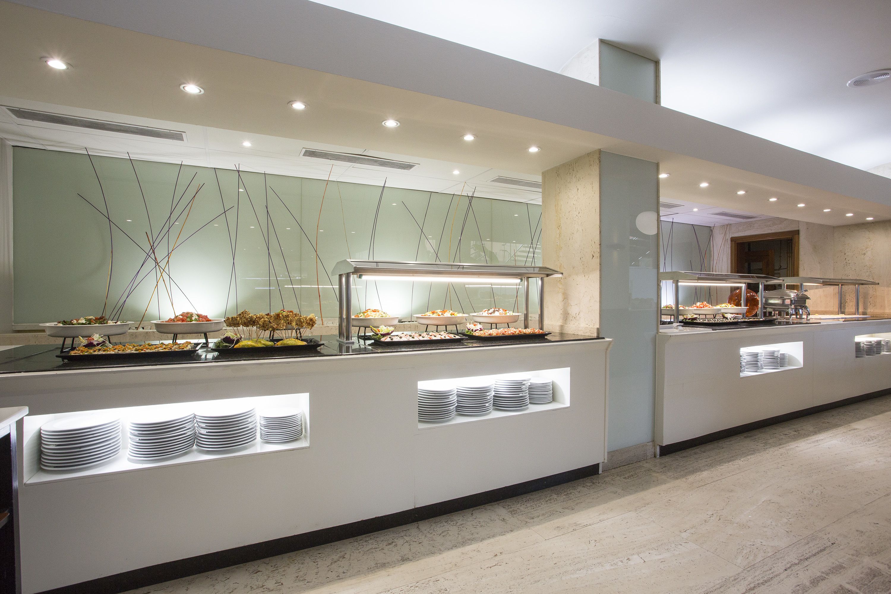 Daily buffet breakfast for a fee
