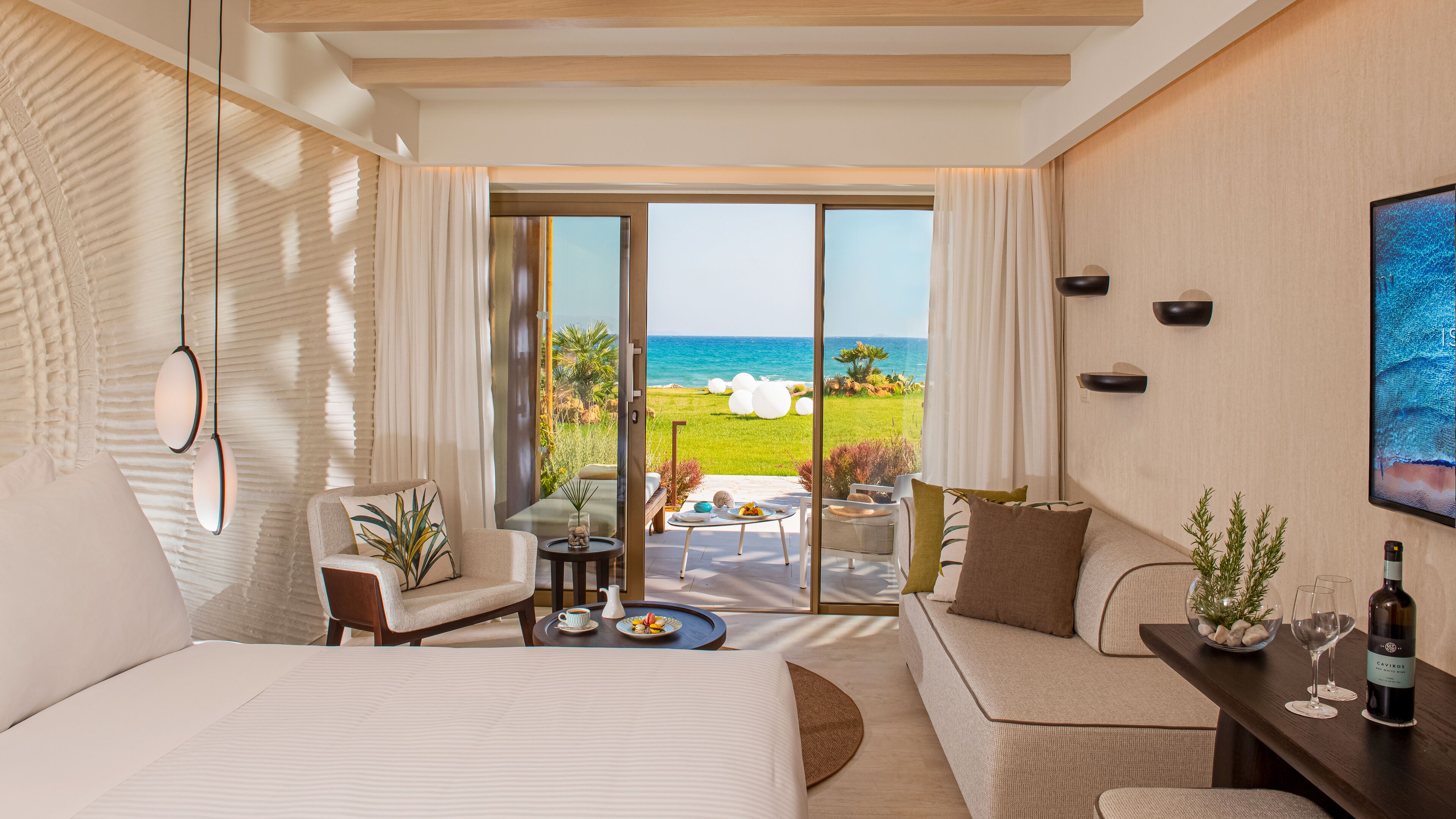 Superior Double Room, Sea View, Beachfront | View from room