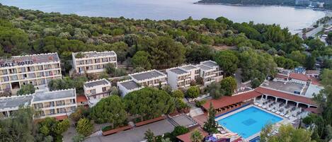 Façana frontal de l'allotjament