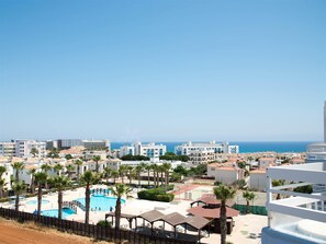 Double or Twin Room, Partial Sea View | View from room - Polycarpia Hotel (Protaras)