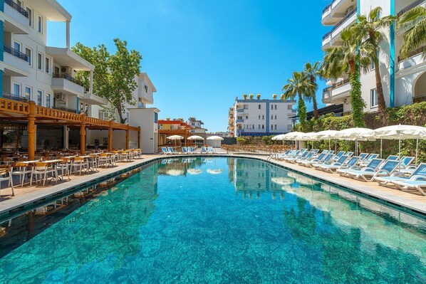 Indoor pool, outdoor pool - Blue Star Hotel Alanya (Alanya)