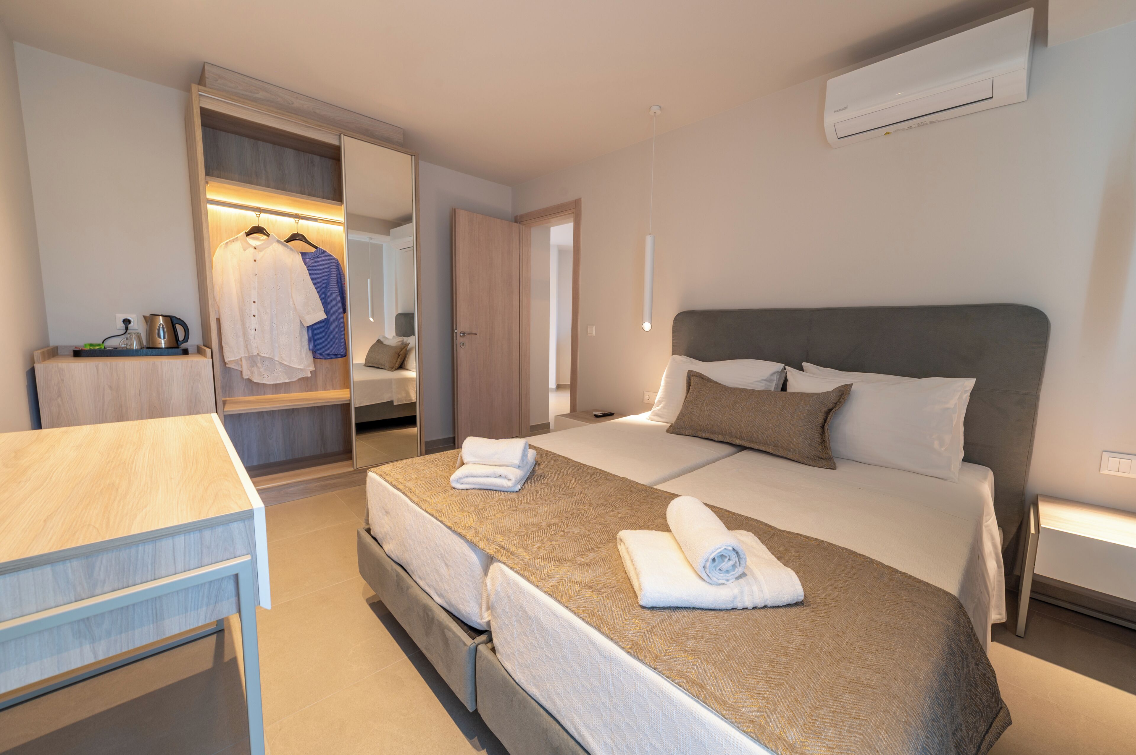 Suite Signature, vue sur la mer | Literie de qualité, lit avec matelas à plateau-coussin