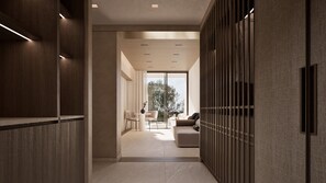 Minibar, caja de seguridad en la habitación y escritorio 