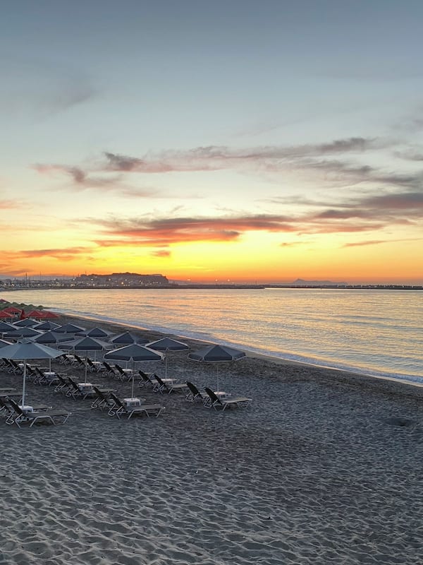 Vue sur la plage/l’océan