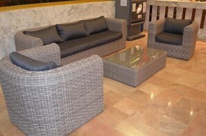 Sitteområde i lobbyen