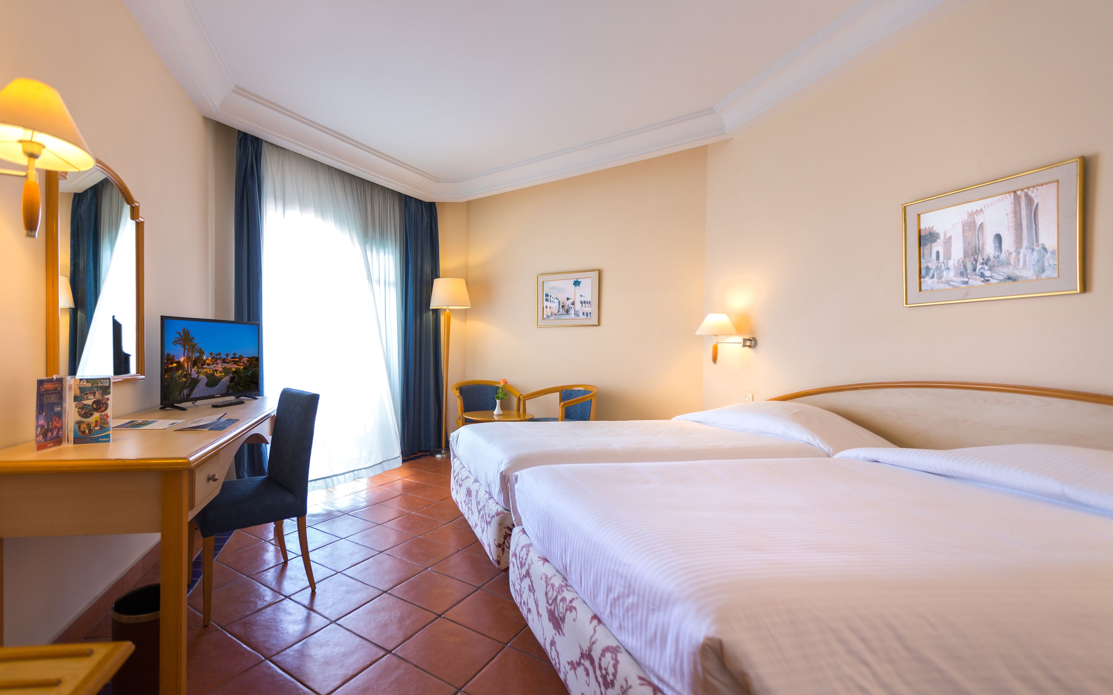 family triple room | 1 bedroom, minibar, in-room safe, blackout curtains