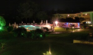 Front of property – evening/night