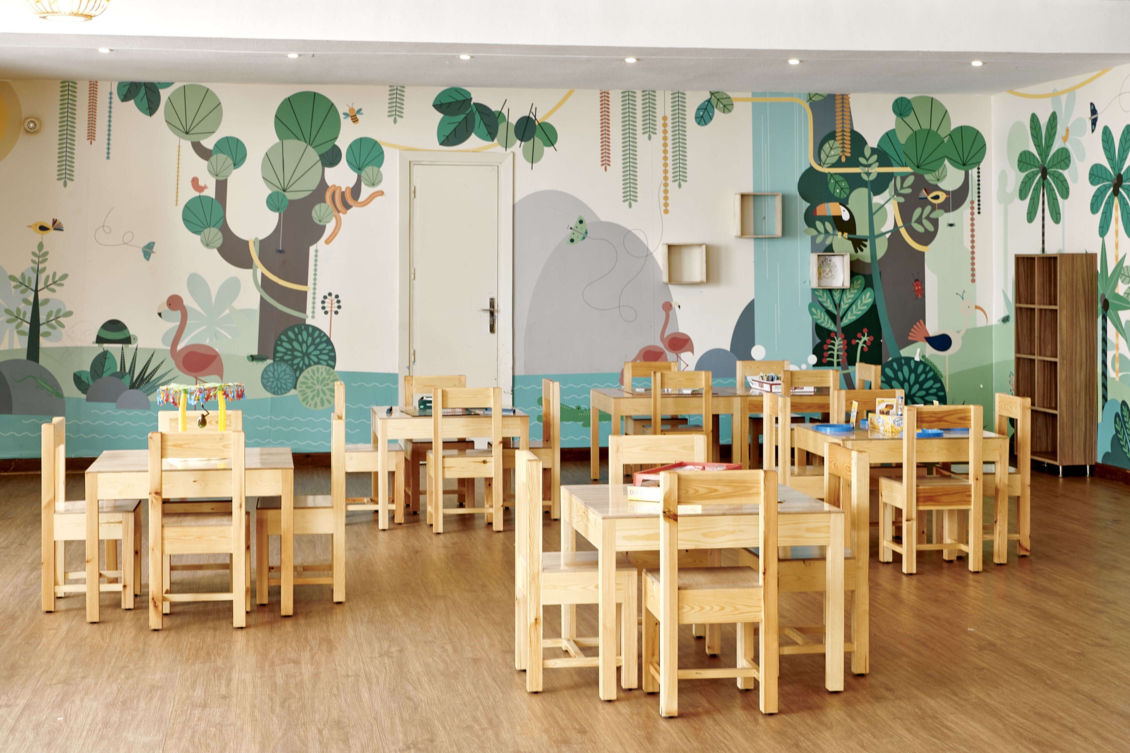 Área de juegos infantiles bajo techo