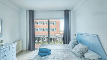 Apartment, 1 Bedroom, Balcony | 1 bedroom, in-room safe, individually decorated, individually furnished