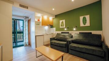 1 slaapkamer, een minibar, een kluis op de kamer, gratis wifi