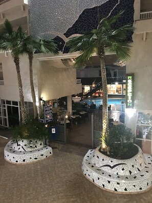Zona de estar del vestíbulo