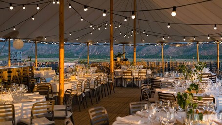 Área de bodas al aire libre