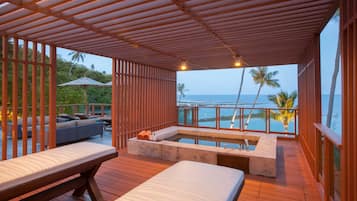 Villa, 2 Bedrooms, Private Pool, Beachfront | View from room