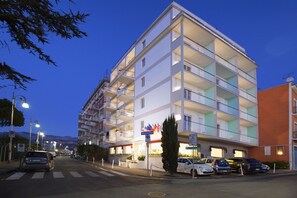 Front of property – evening/night