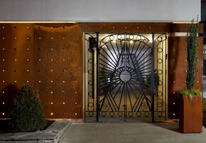 Entrada de la propiedad