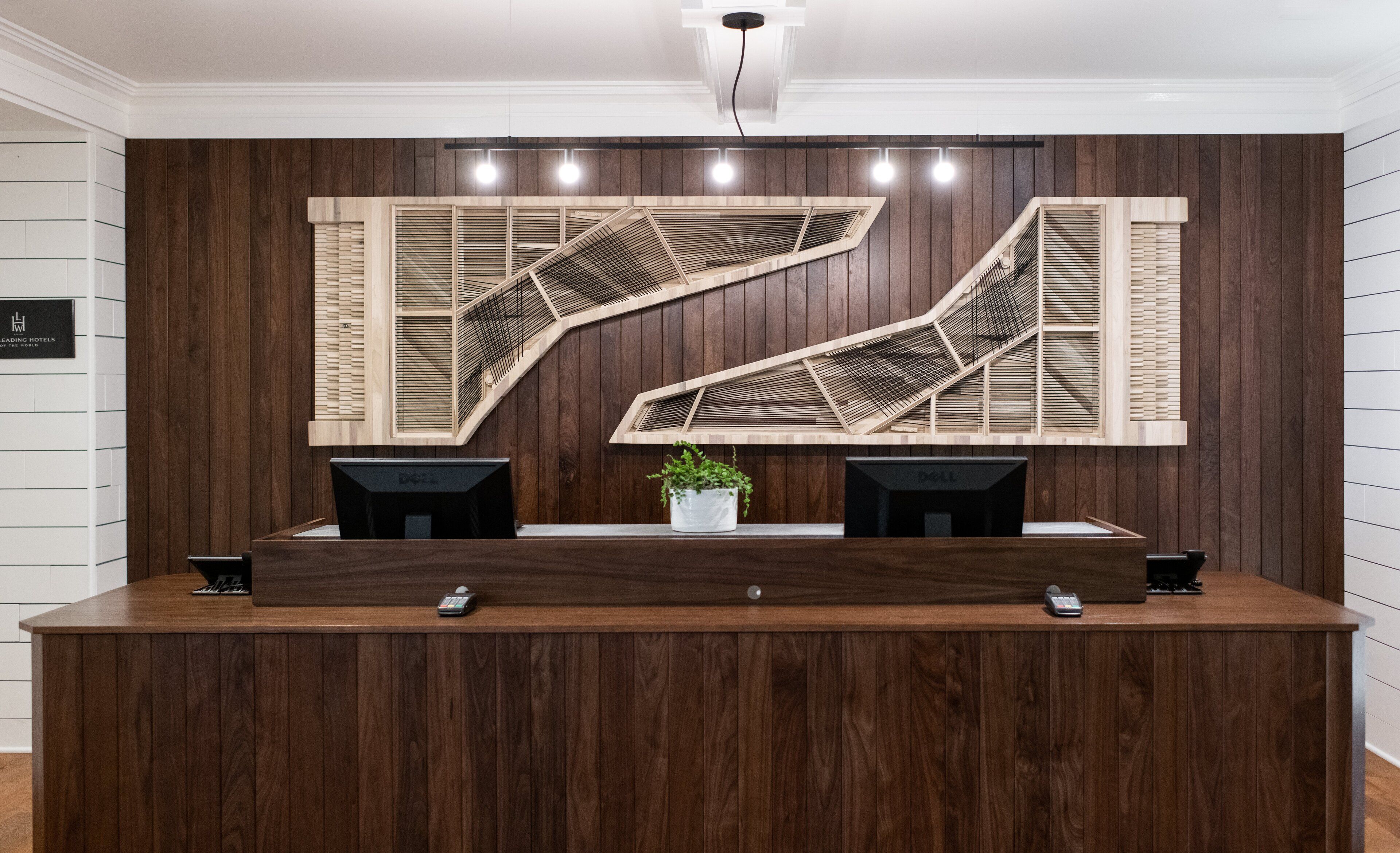 check-in/check-out kiosk