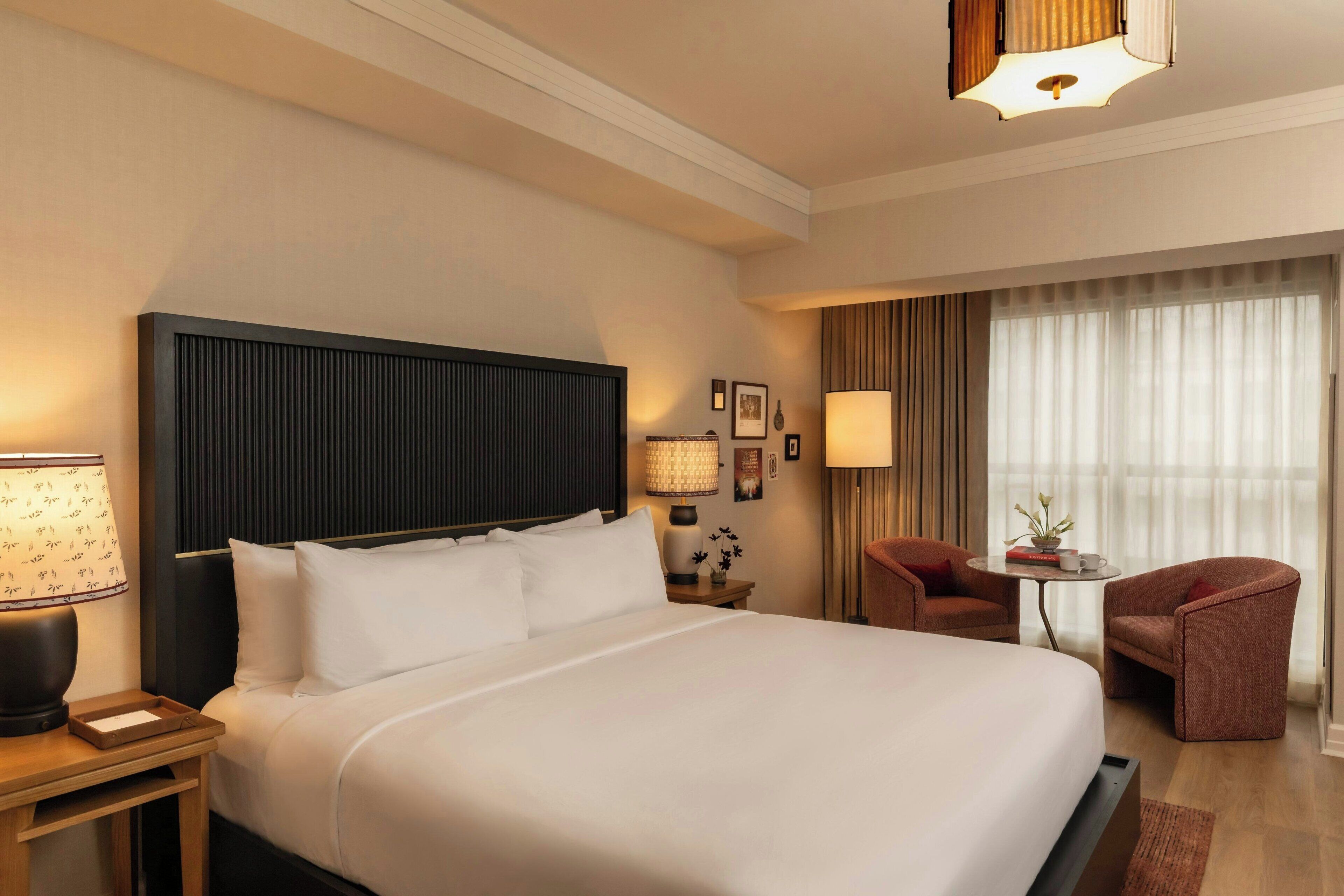 Premium bedding, down duvets, minibar, in-room safe