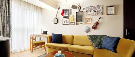 Suite, 1 chambre (Midtown) | Literie de qualité, couette en duvet, minibar