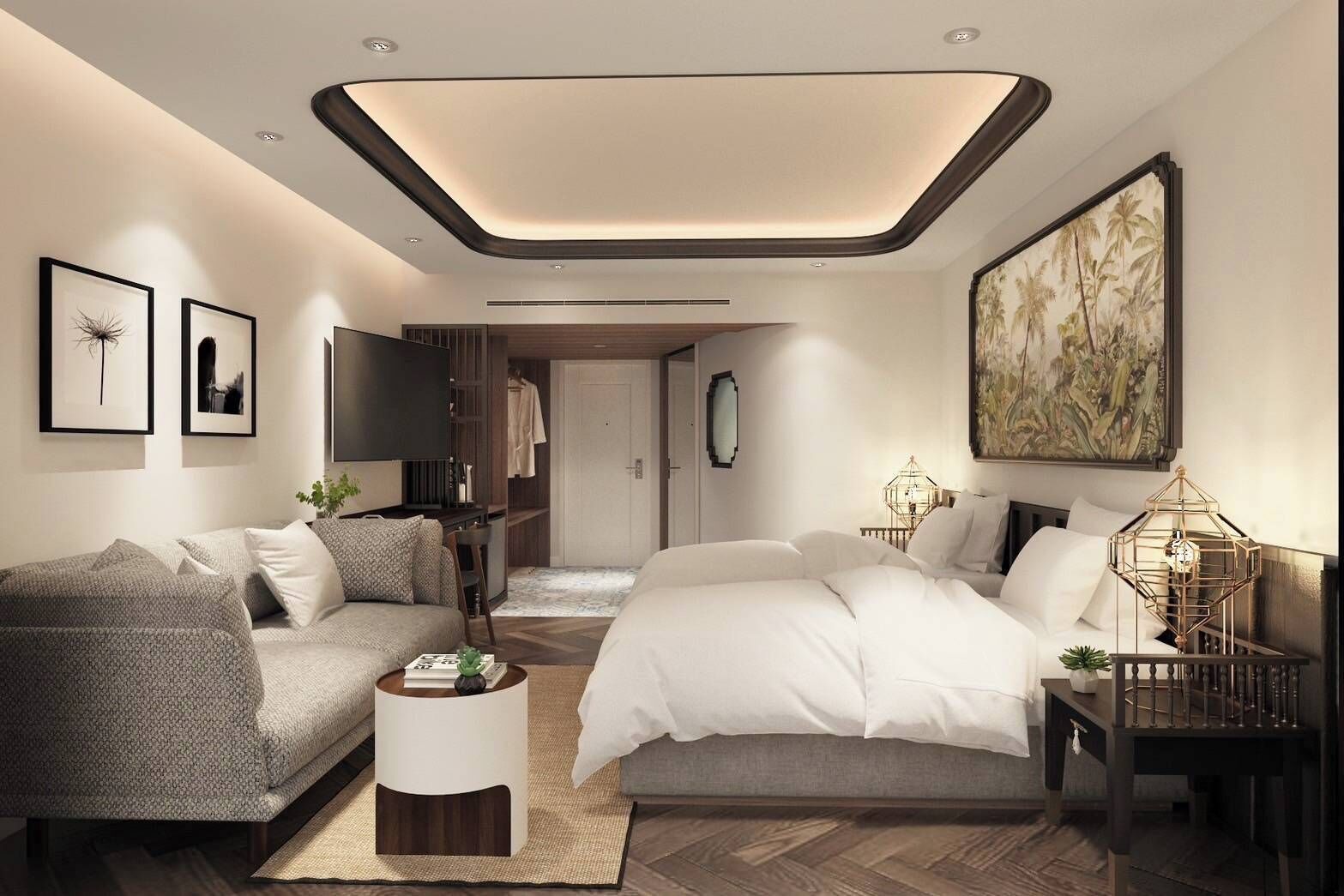 Pillow-top beds, minibar, in-room safe, individually decorated