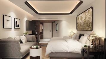 Pillow-top beds, minibar, in-room safe, individually decorated