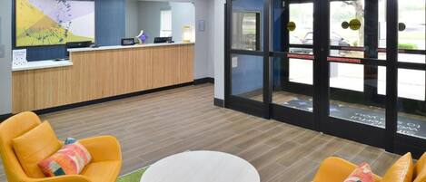 Sala de estar en el lobby