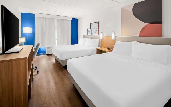 1 bedroom, premium bedding, pillow-top beds, desk