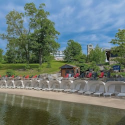 Private beach, waterskiing, kayaking, motor boating