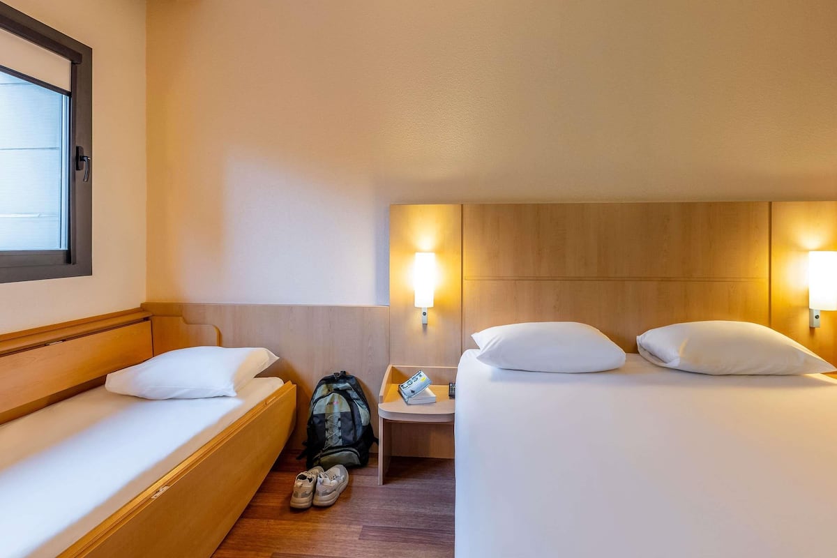 Standard Double Room (with an extra bed) | In-room safe, desk, laptop workspace, blackout drapes