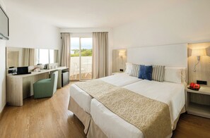 In-room safe, desk, laptop workspace, blackout curtains