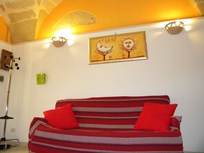 Twin Room | Living area | TV - La Piazzetta (Lecce)