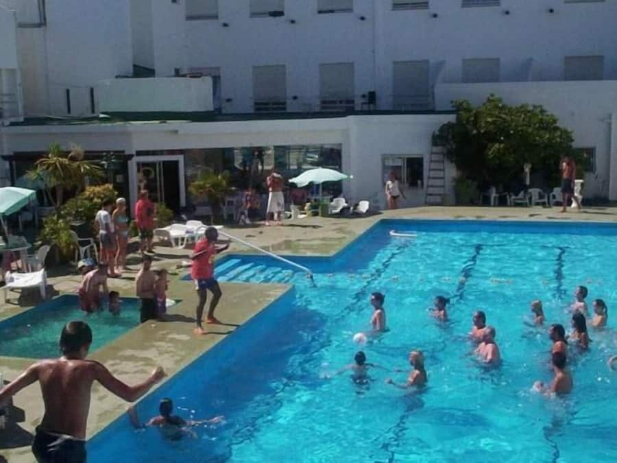 Indoor pool, outdoor pool, pool loungers