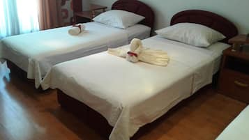 Pillow-top beds, in-room safe, desk, free WiFi