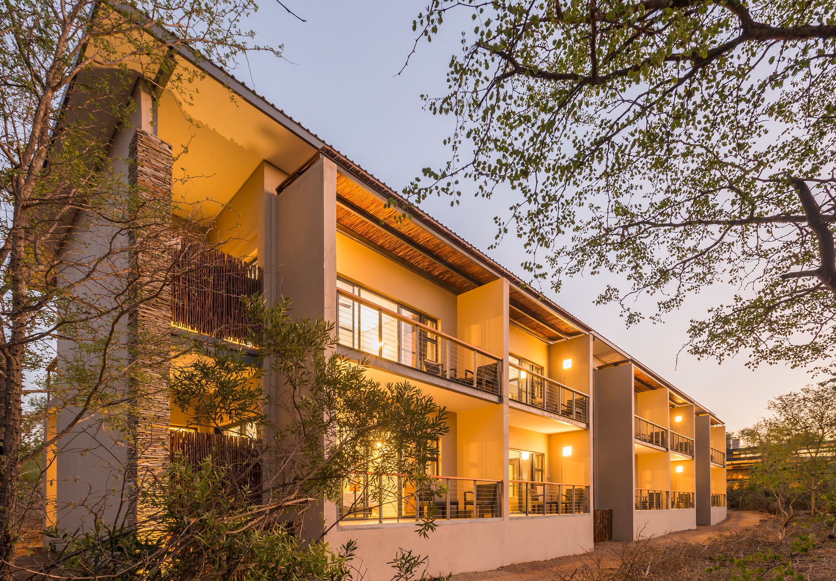 front of property – evening/night