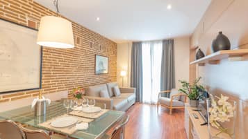 Apartment, 2 Bedrooms | Living area | Flat-screen TV