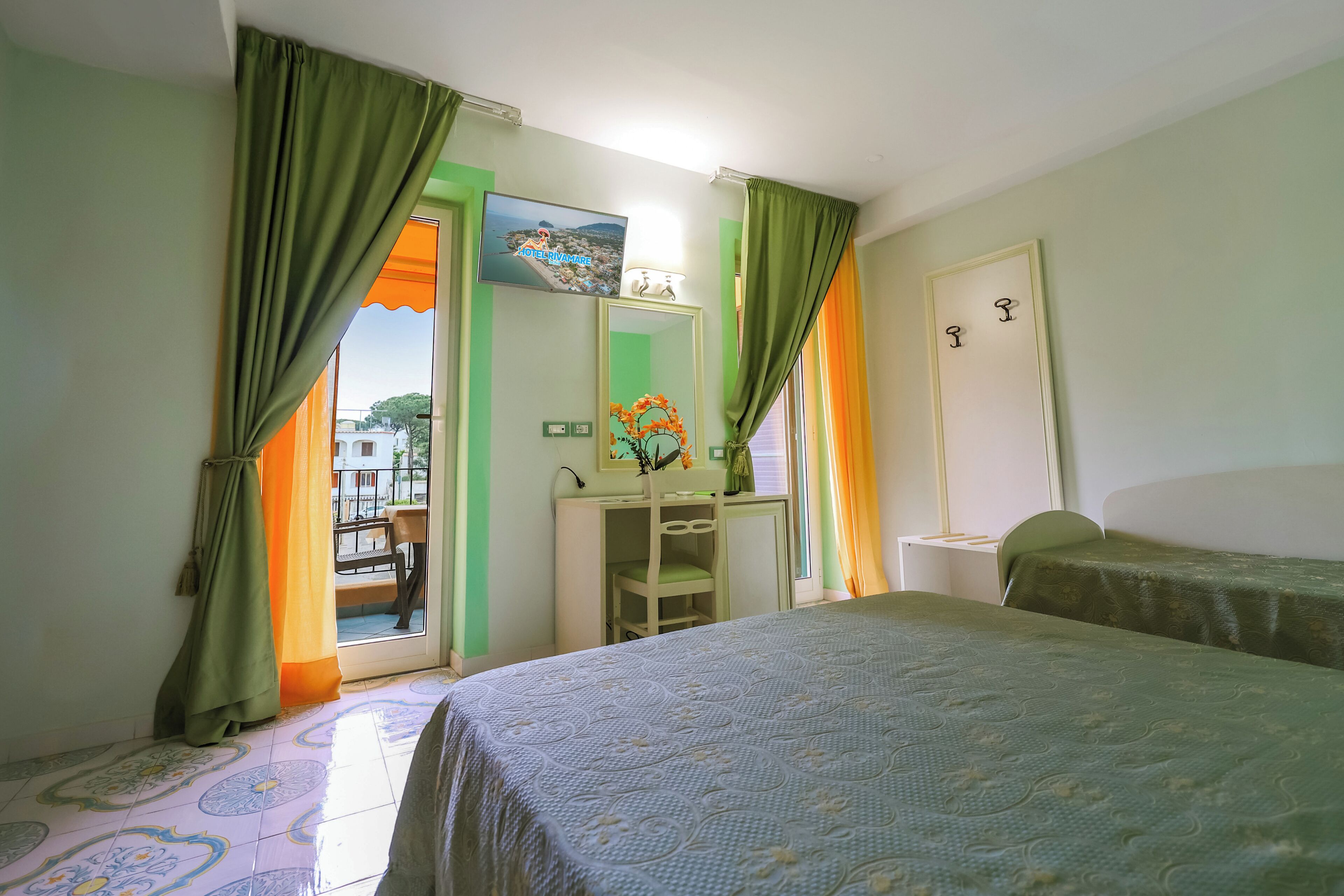 double or twin room, balcony | minibar, in-room safe, desk, laptop workspace