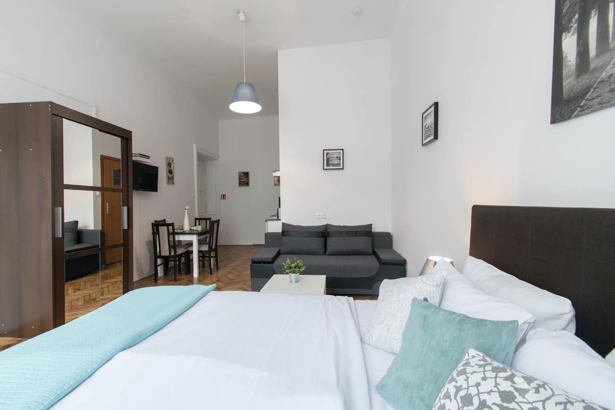Iron/ironing board, cots/infant beds, rollaway beds, free WiFi