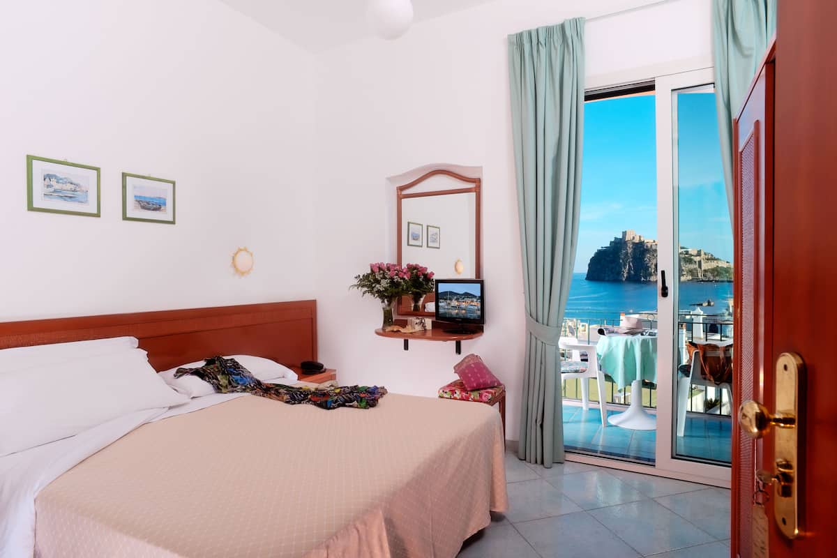 Classic Double or Twin Room, Sea View | In-room safe, individually furnished, desk, blackout curtains