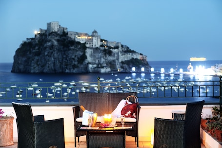 Classic Double or Twin Room, Sea View | View from room. Hotel Ulisse