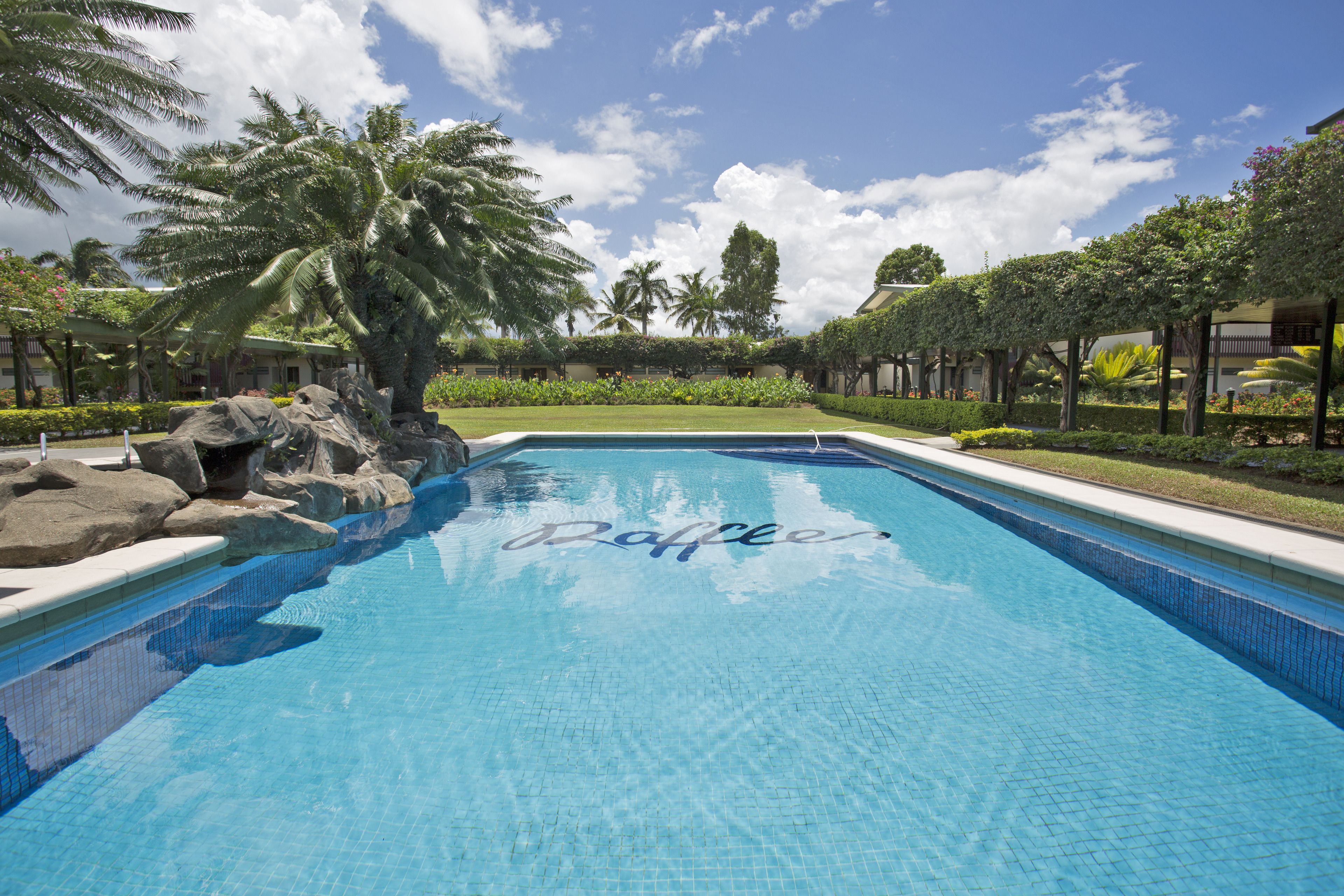 2 outdoor pools, pool umbrellas, pool loungers