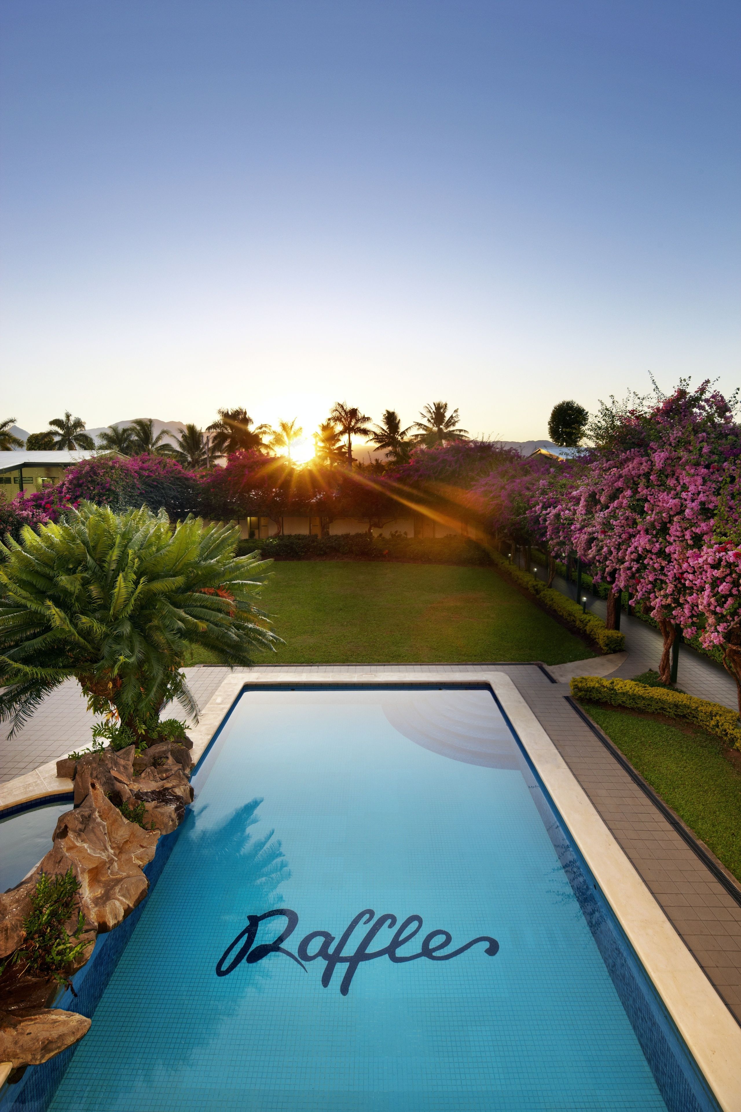 2 outdoor pools, pool umbrellas, pool loungers