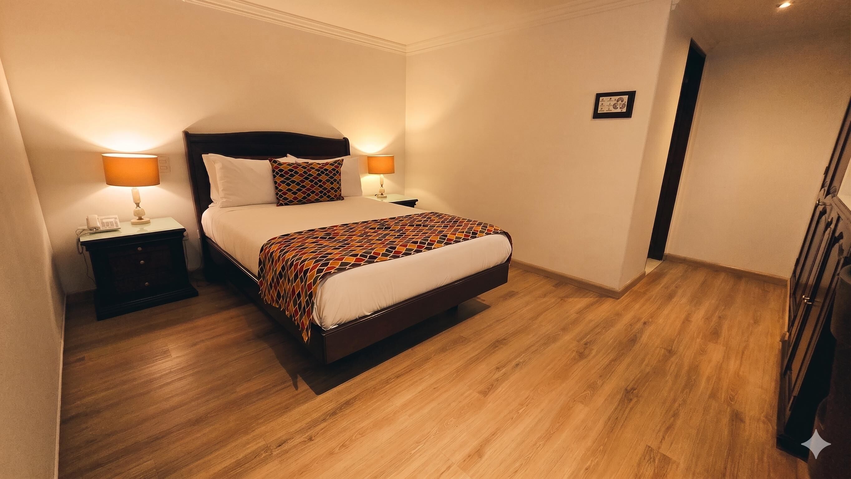 1 habitación, ropa de cama de alta calidad y minibar 