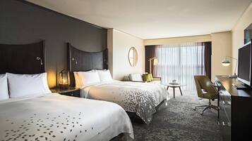 Egyptian cotton sheets, premium bedding, pillow-top beds, in-room safe