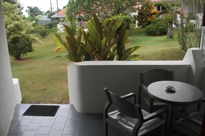 Standard-Doppelzimmer, Gartenblick | Blick vom Balkon