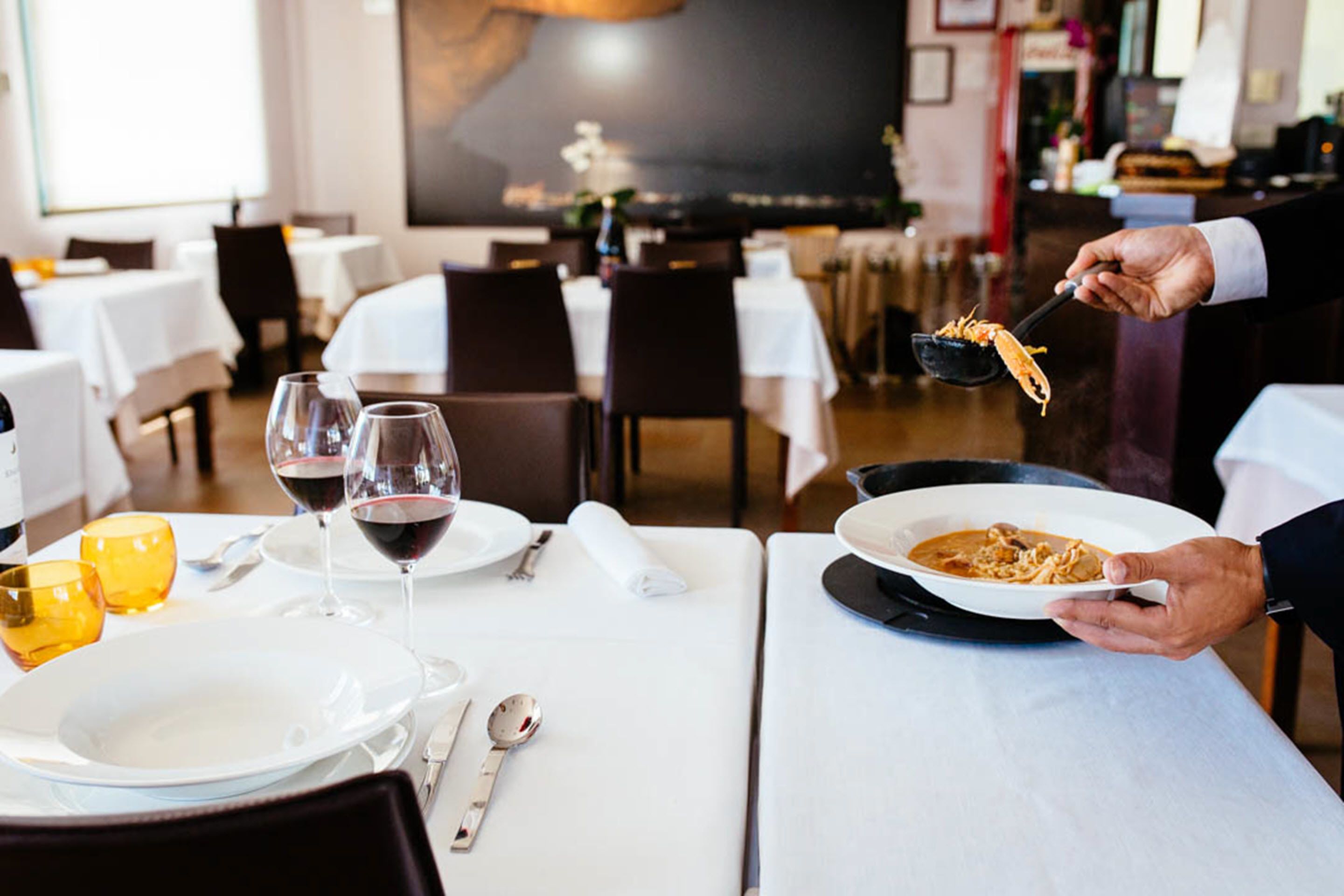 breakfast, lunch, dinner served; local cuisine