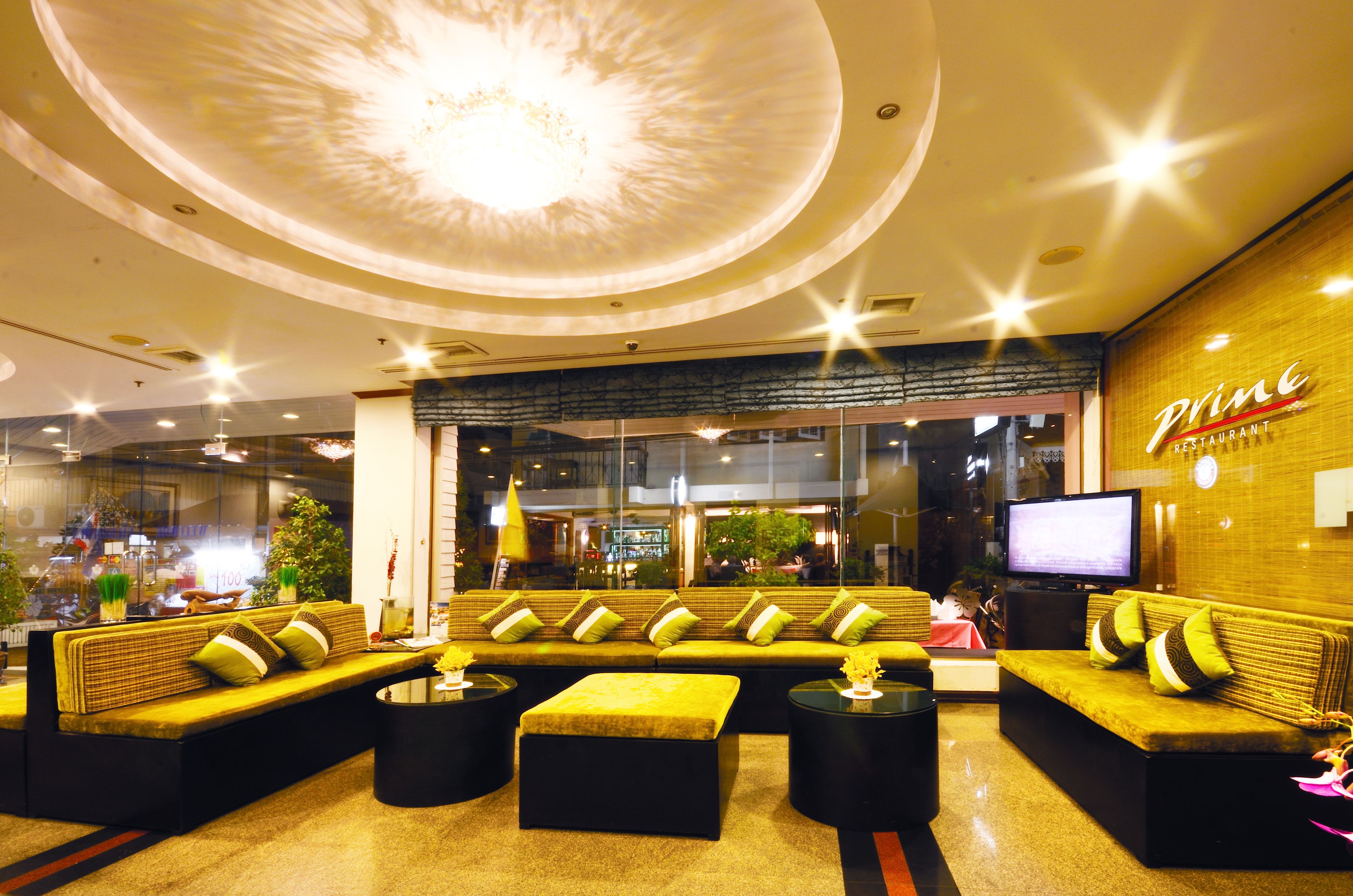 Sala de estar en el lobby