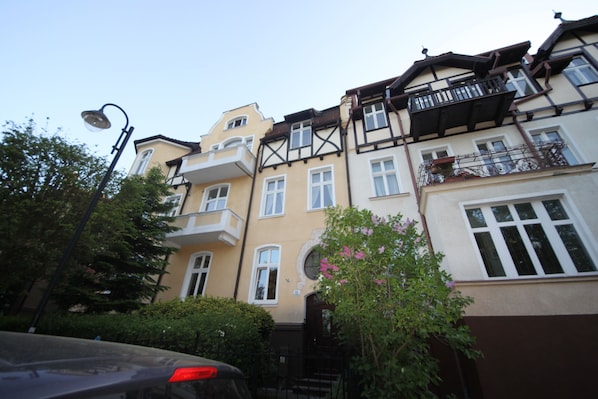 Fassade der Unterkunft