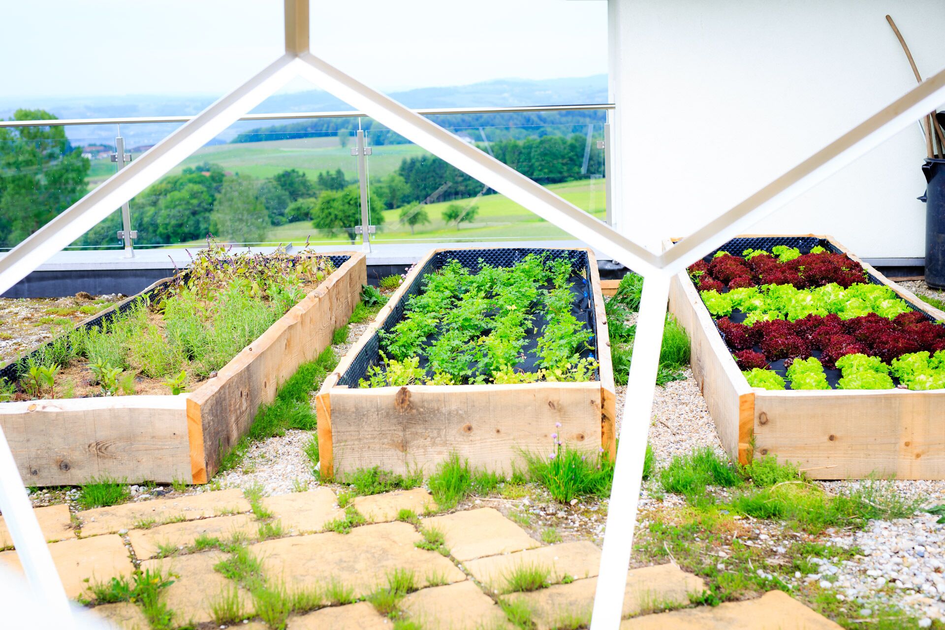 Terrasse sur le toit