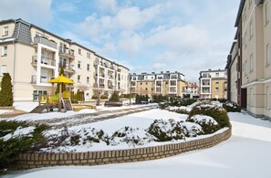 Blick von der Unterkunft